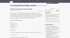 Desktop Screenshot of learninganalytics.net